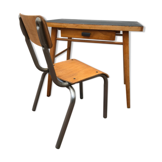 Desk and chair