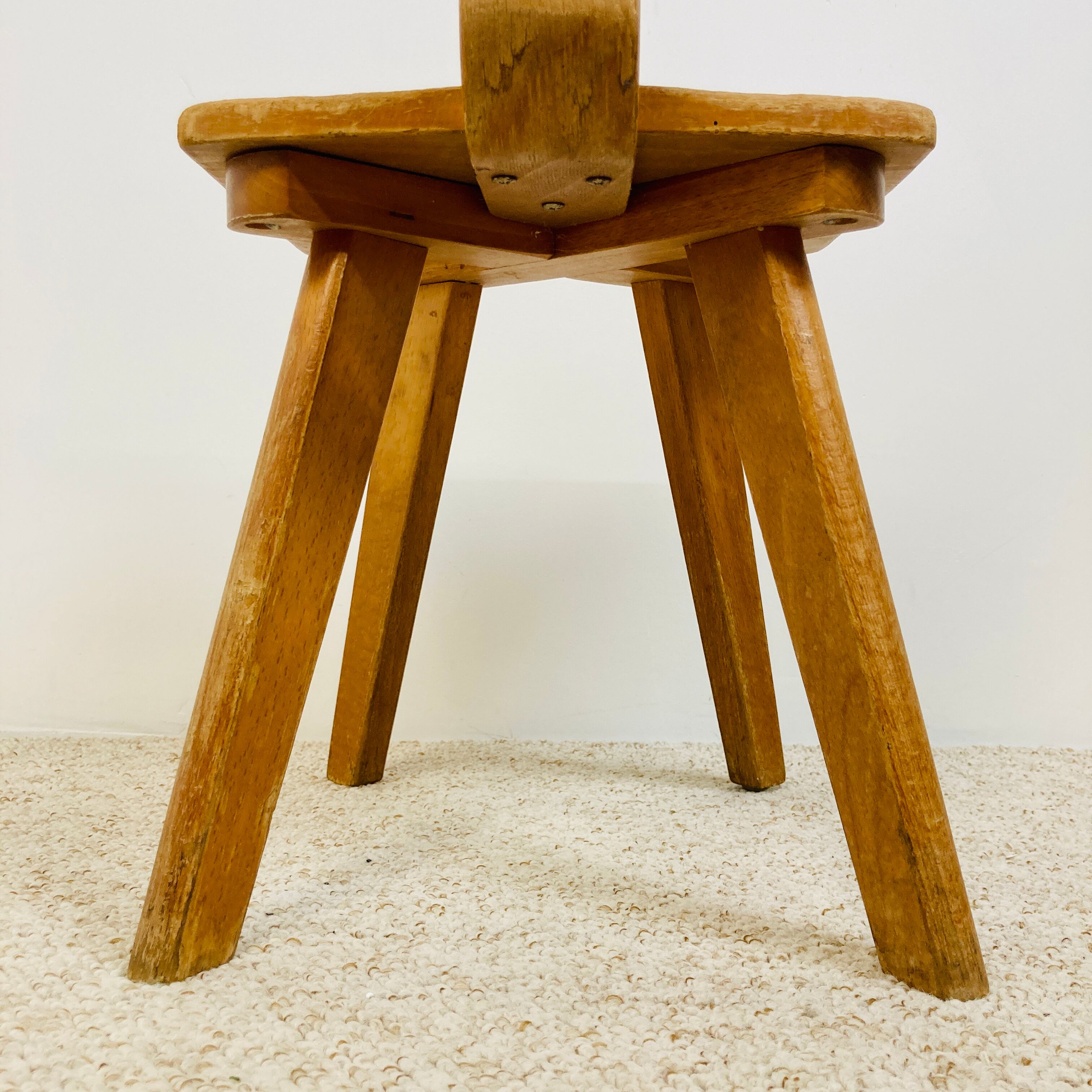 Children's chair, wooden, 70s