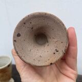 Signed stoneware cups