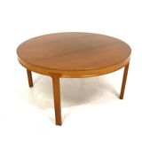 Scandinavian oak coffee table Sweden 1960