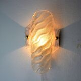 Glass wall lamp, Murano, Italy, 1970