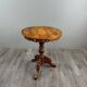 Table Guéridon en bois marqueté, XXe Siècle