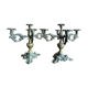 Pair of candlesticks 5 fires