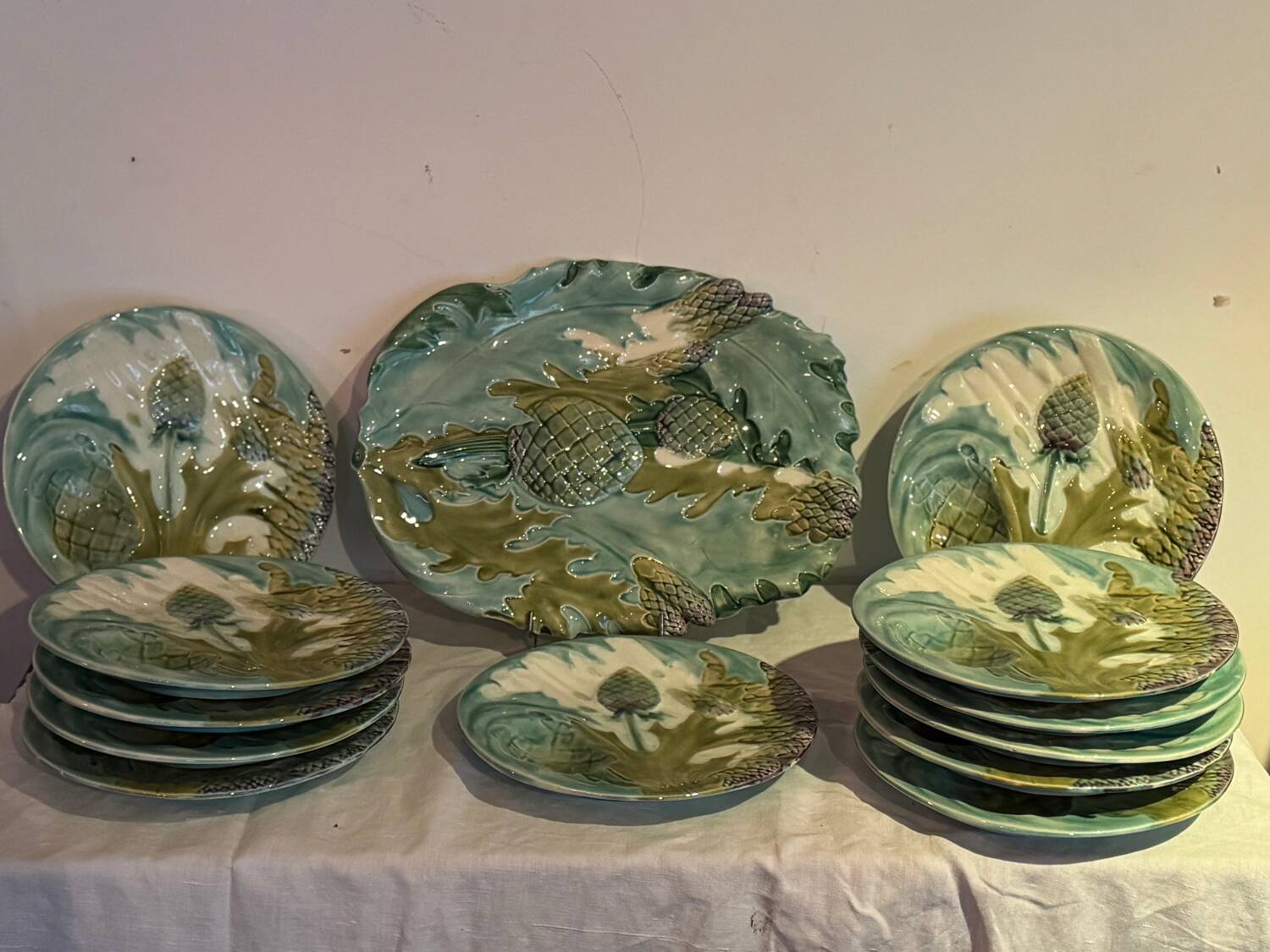 Asparagus and artichoke service