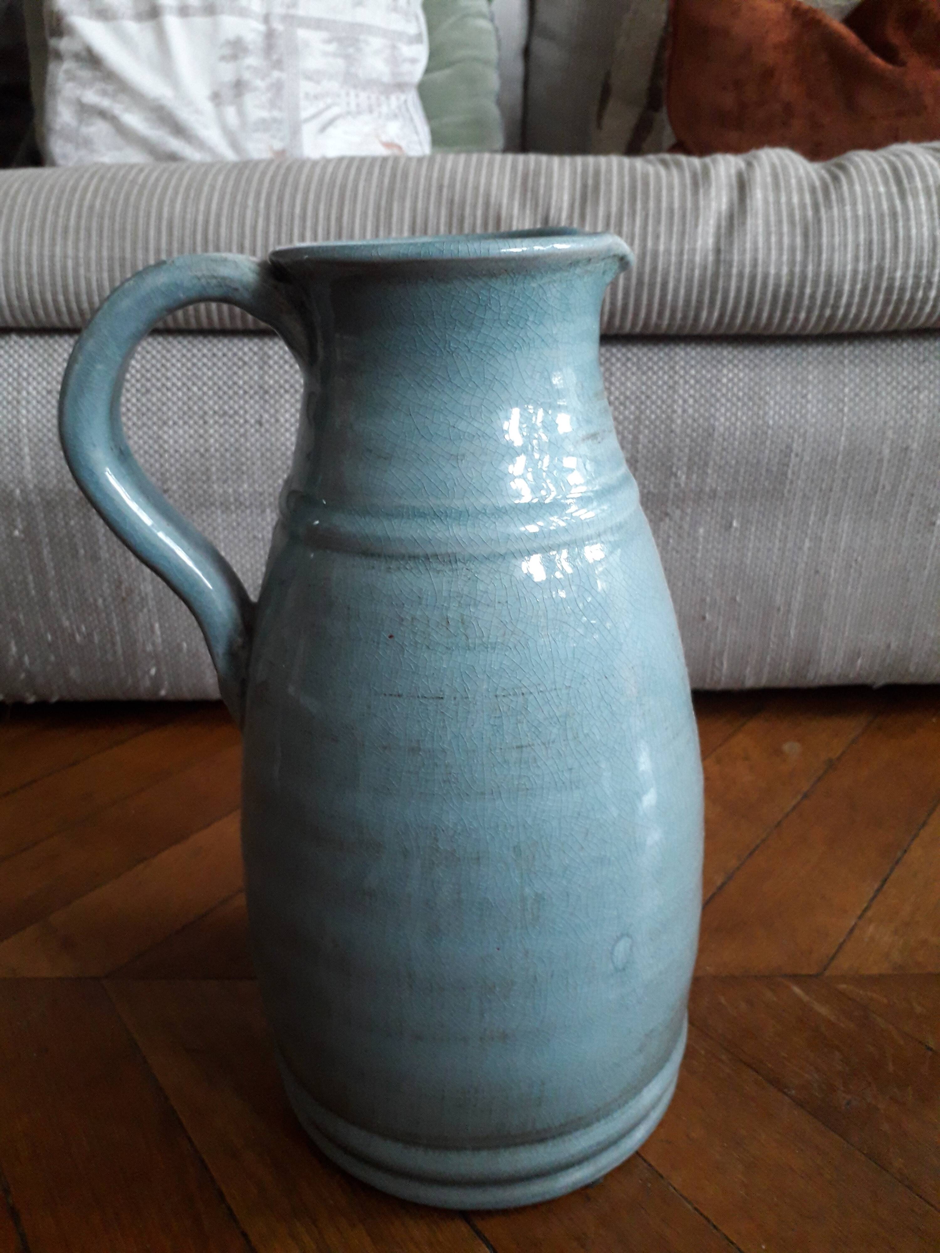 Large ceramic vase in the shape of a jug