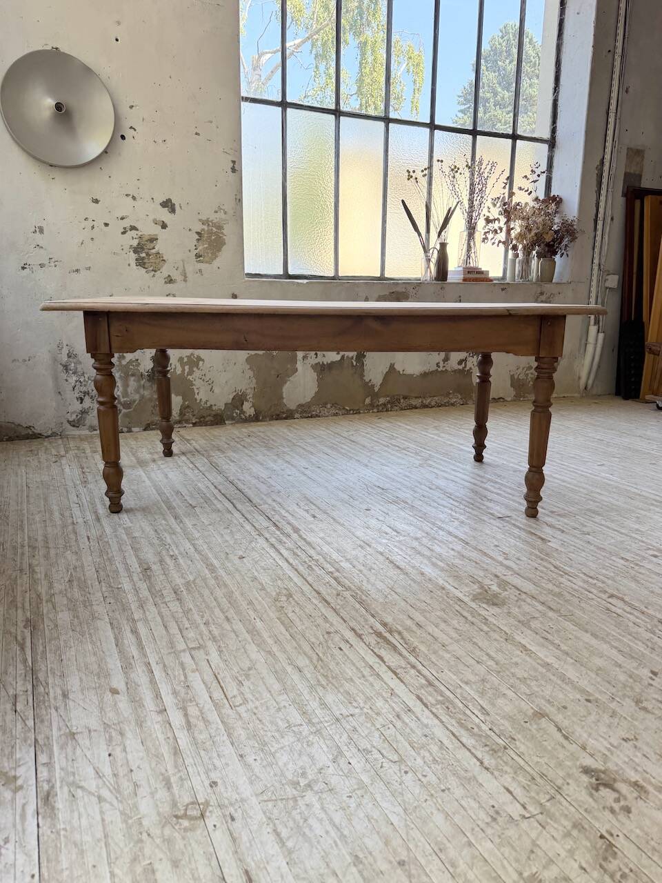 Walnut bistro farmhouse table 180cm