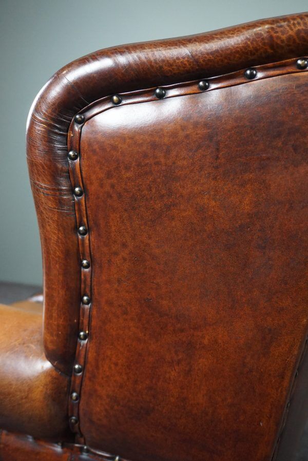 Comfortable 3-seater sheepskin sofa