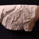 Designer coffee table with travertine rock effect — unique handcrafted piece.