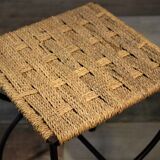 Stool metal & rope 1950
