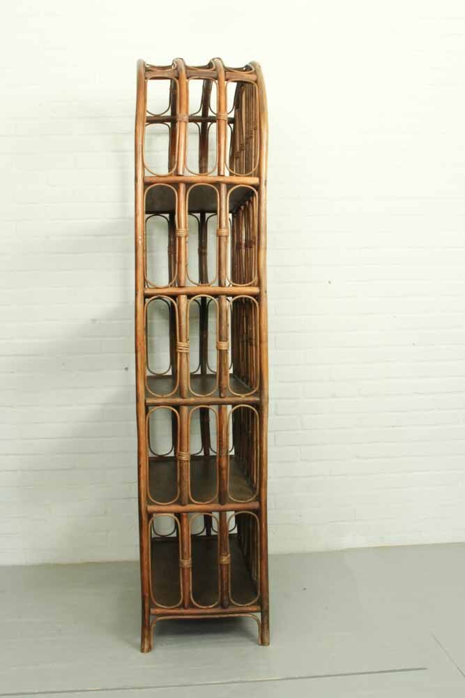 Mid-century french bamboo etagere, 1960s