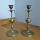 Brass candlesticks