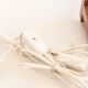 Pair of pine and opaline wall lights, 70s/80s