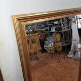 Gilded mirror with beveled mirror