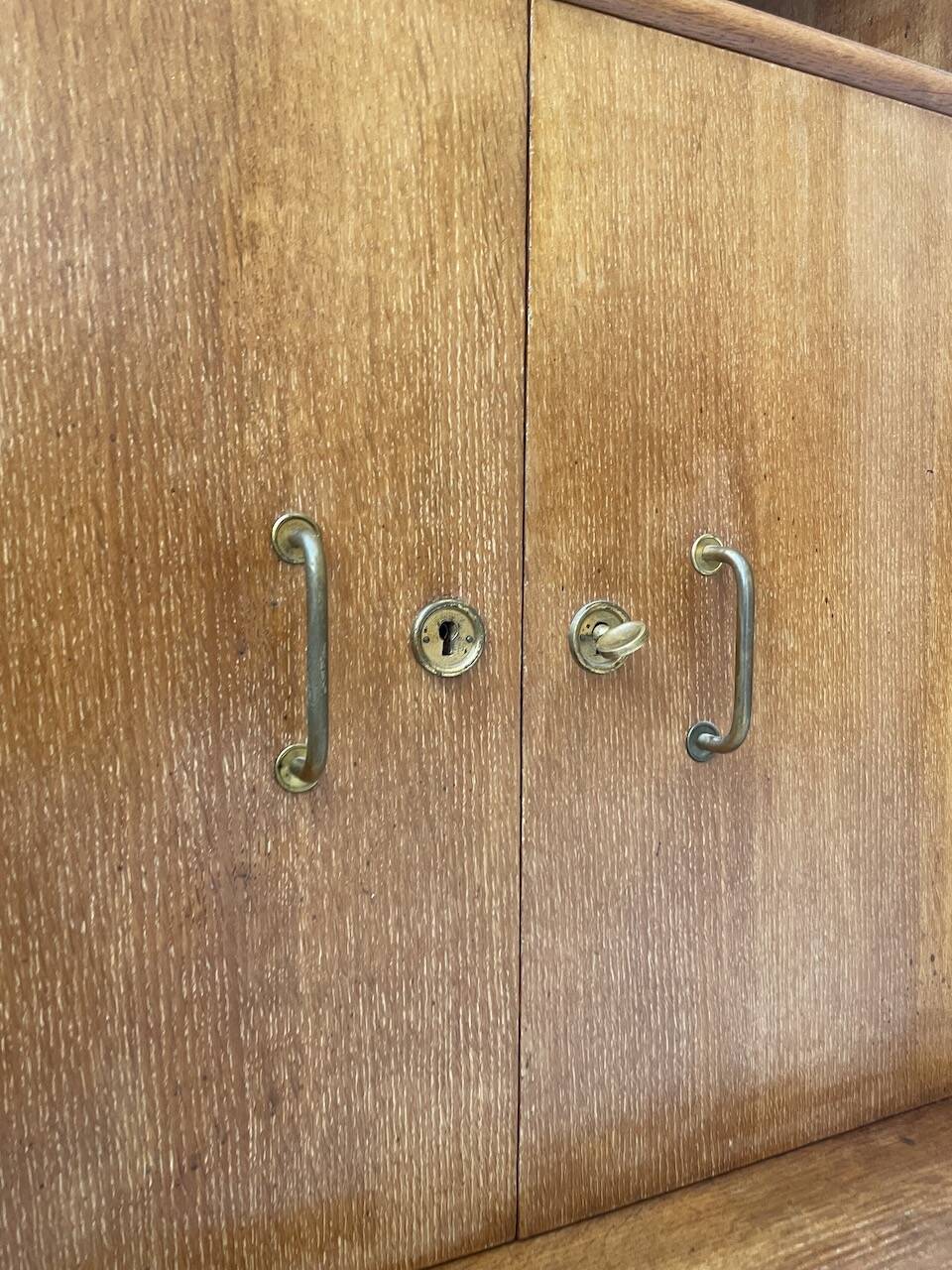 1960s oak storage unit