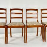 4 solid wood chairs