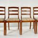 4 solid wood chairs