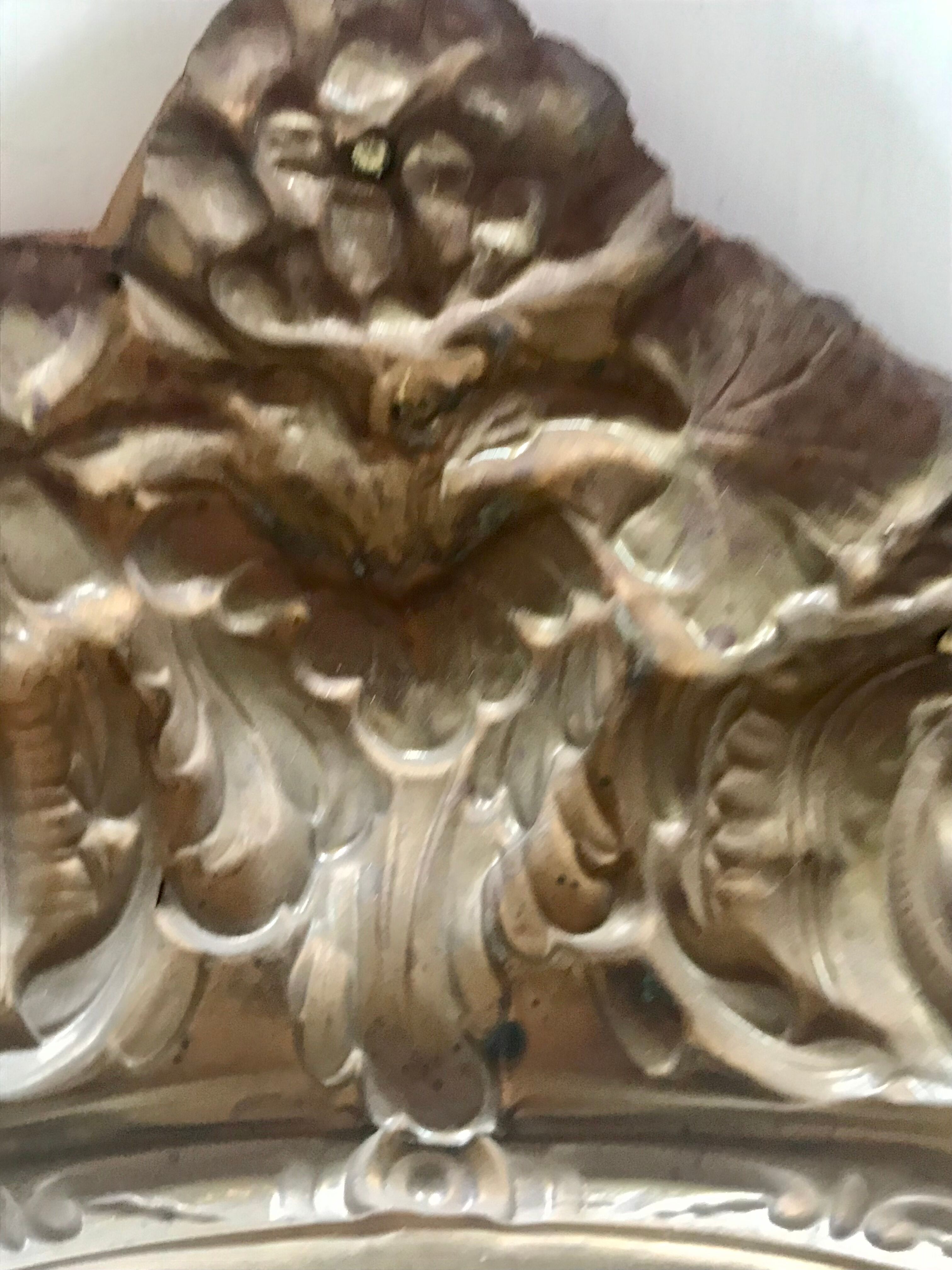 Brass mirror