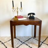 Table pedestal table art deco flower patterns