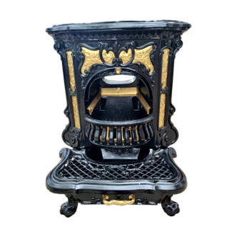 salamander type wood stove from 1900