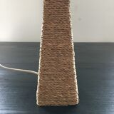 String lamp on sandstone