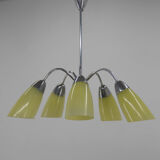 Mid-century 5-flamming chandelier, 1950s