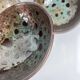Lot de 6 bols en céramique émaillée effet réactif style japandi