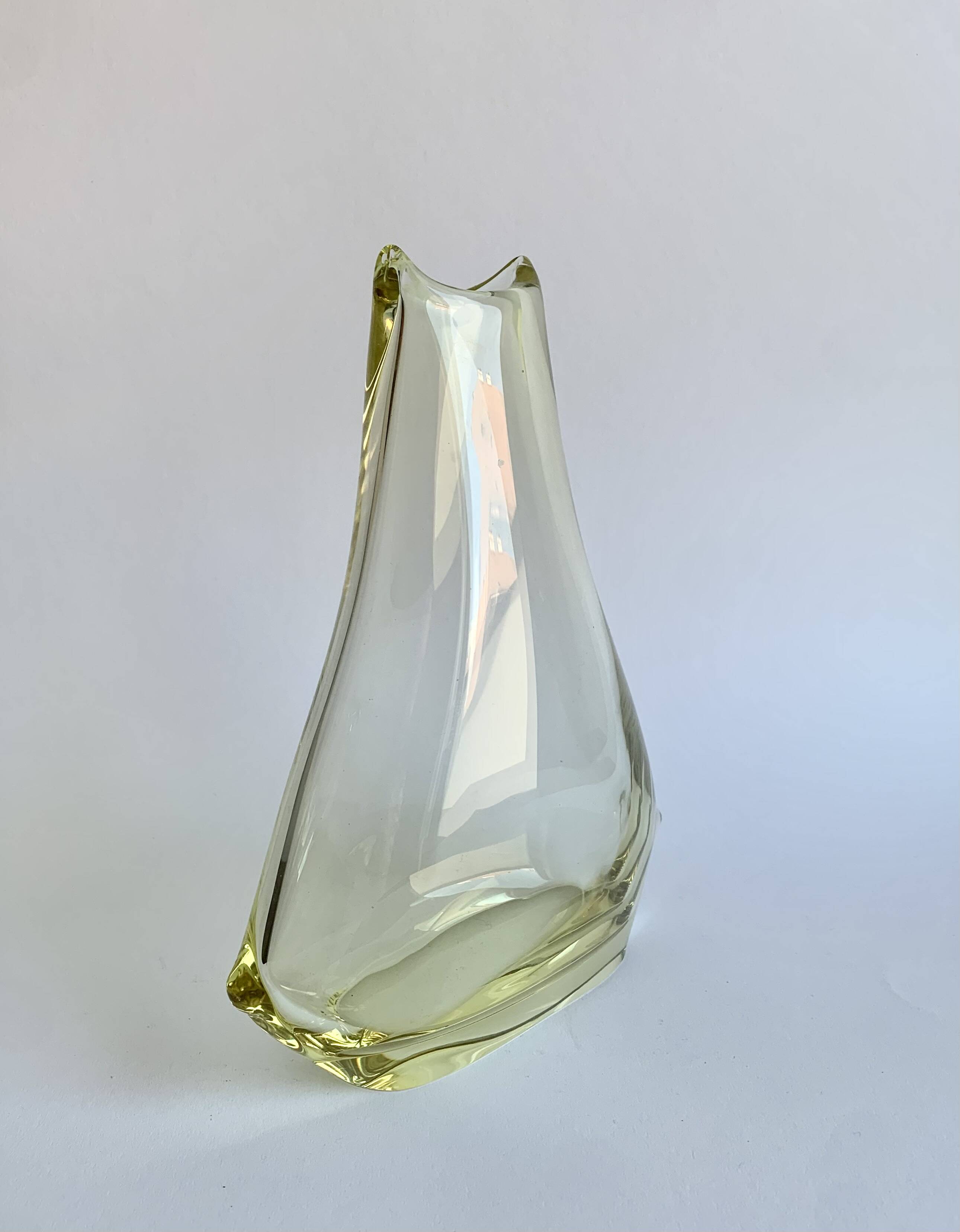 Vase by M. Klinger for Bohemian Glass, Czechoslovakia, 1960s