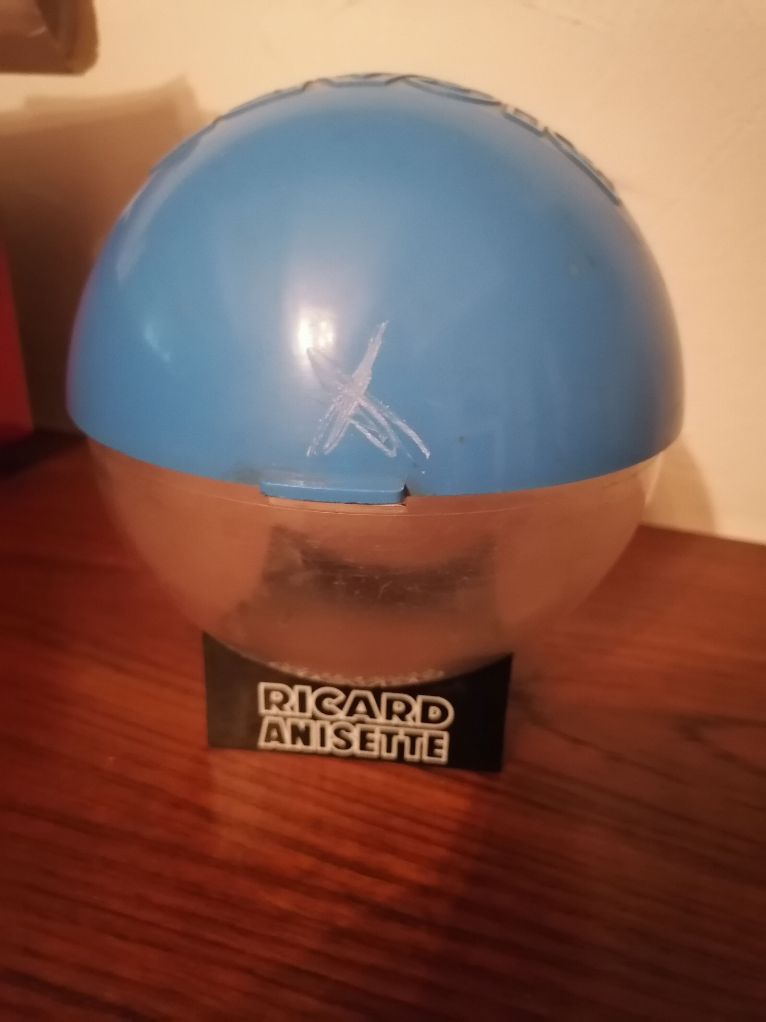 Sugar anisette ricard ball distributor blue 1970