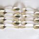 Lot of 12 classic silver-plated metal teaspoons 1900 Silversmith BOULENGER
