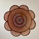 Vintage rattan and wicker pendant light