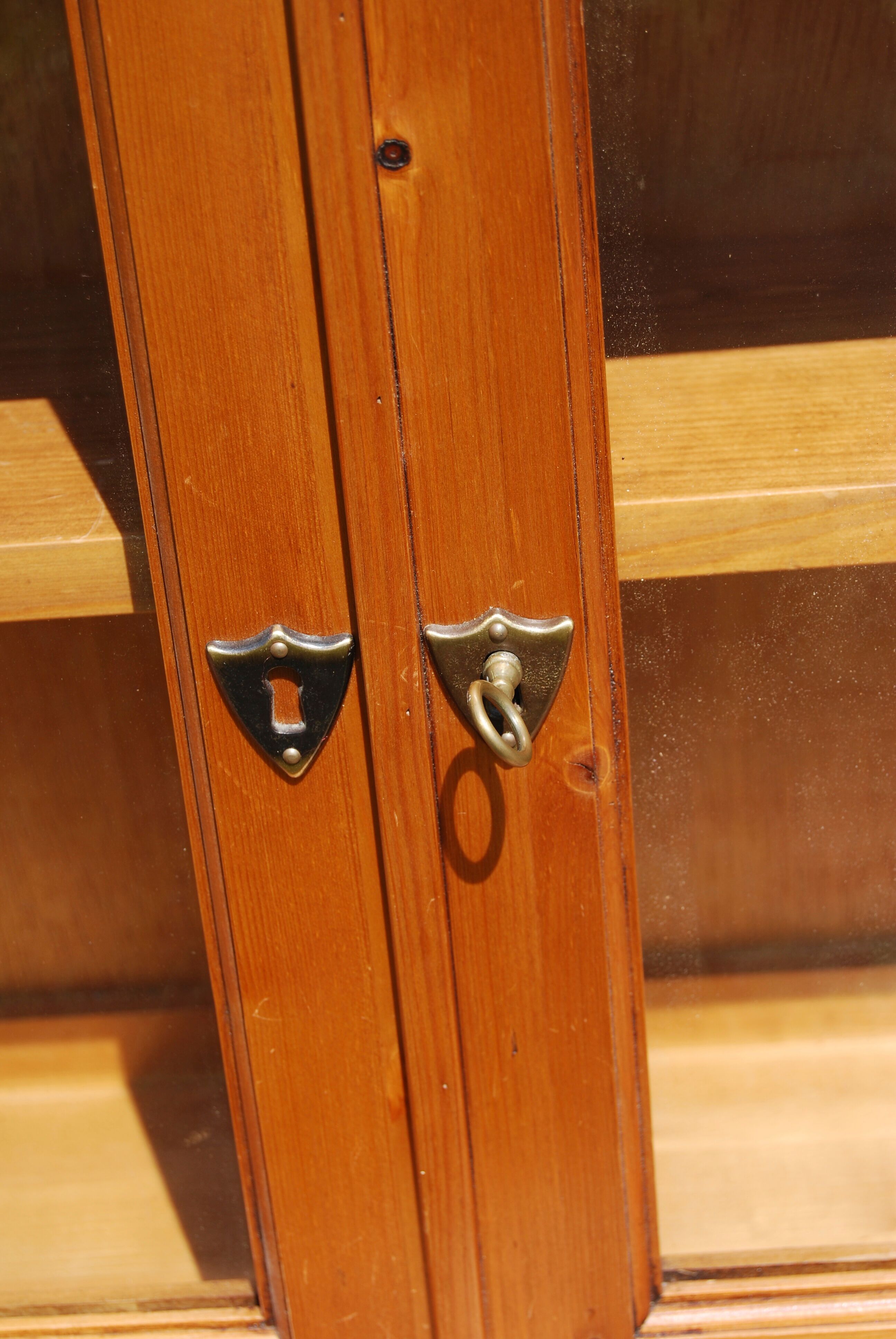 Directoire-style wall showcase in fir