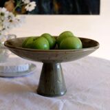 Compotier display ceramic cakes Japan 1950 unique piece