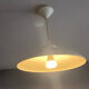 White metal pendant lamp Vrieland Design 1970s