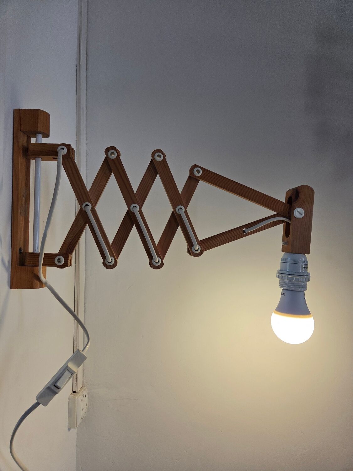 SAX / SONOR vintage scissors lamp IKEA