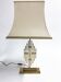 Lampe de table vintage en bronze, années 1960