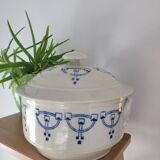Stoneware soup tureen from Saint Uze