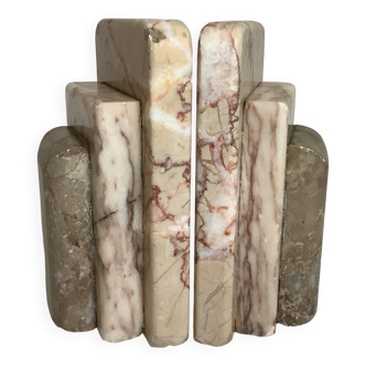 Pair of marble bookends