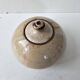 Ceramic candlestick signed Pictogram (to be identified)