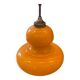Orange pendant light, 1970s