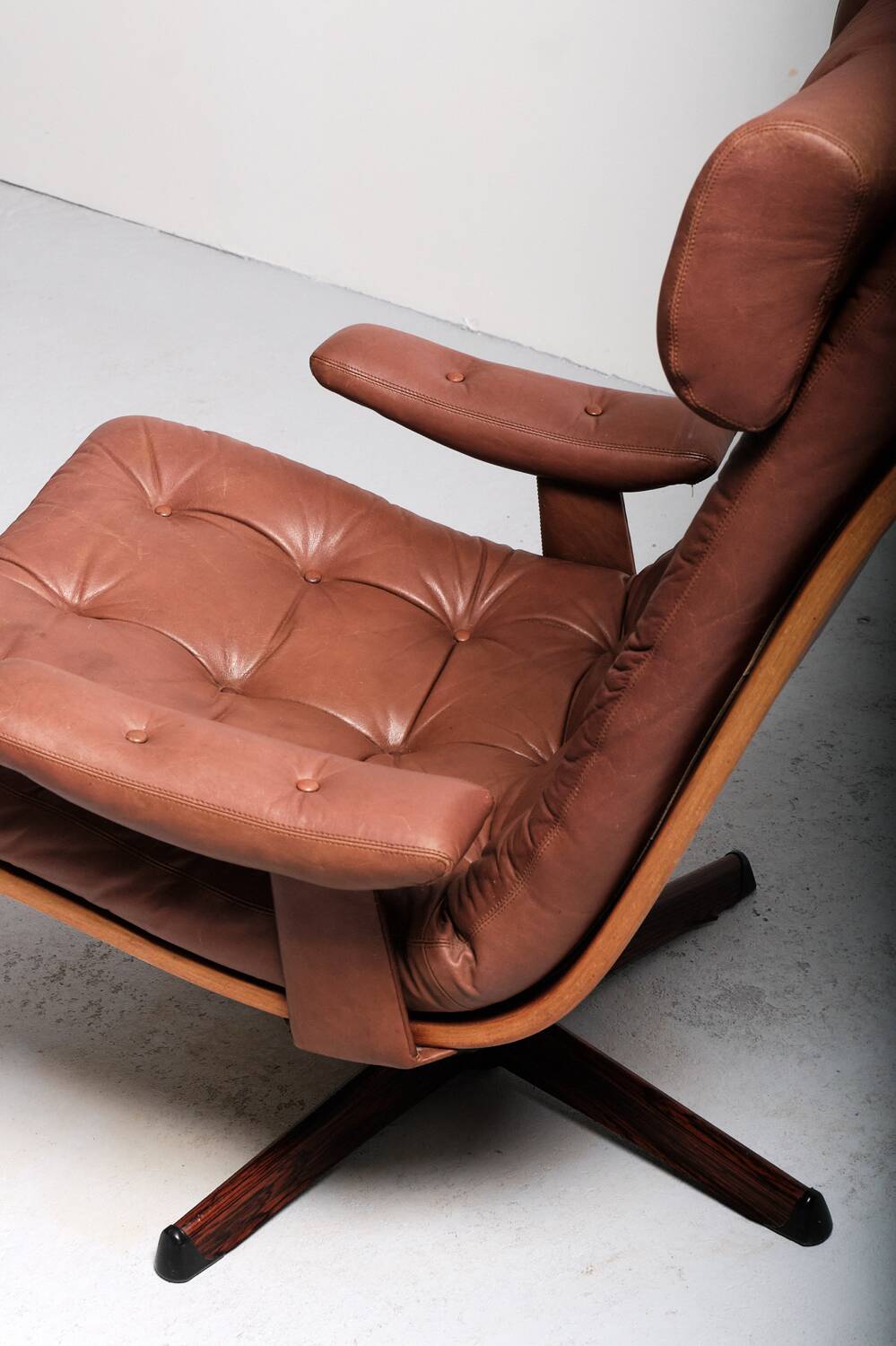 Mid-Century Swivel Chair from G Möble, 1960s