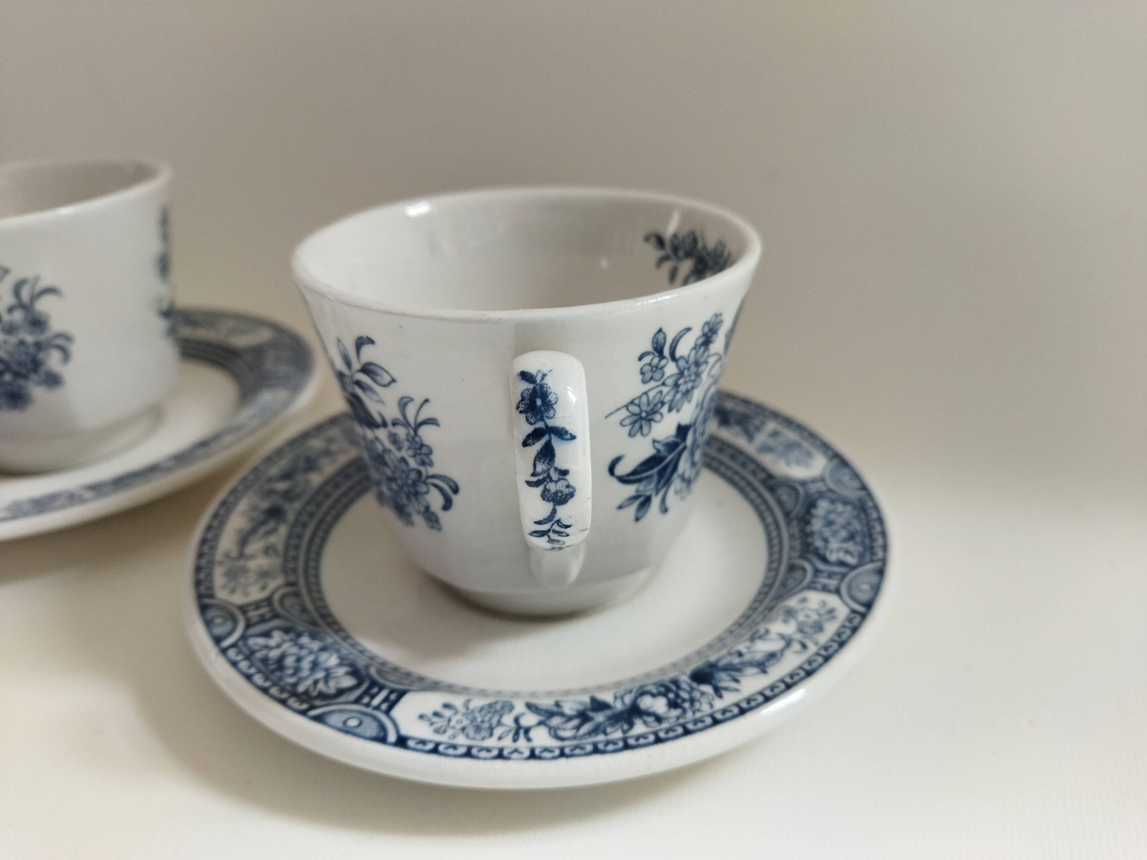 English coffee cups Ridgway Canterbury