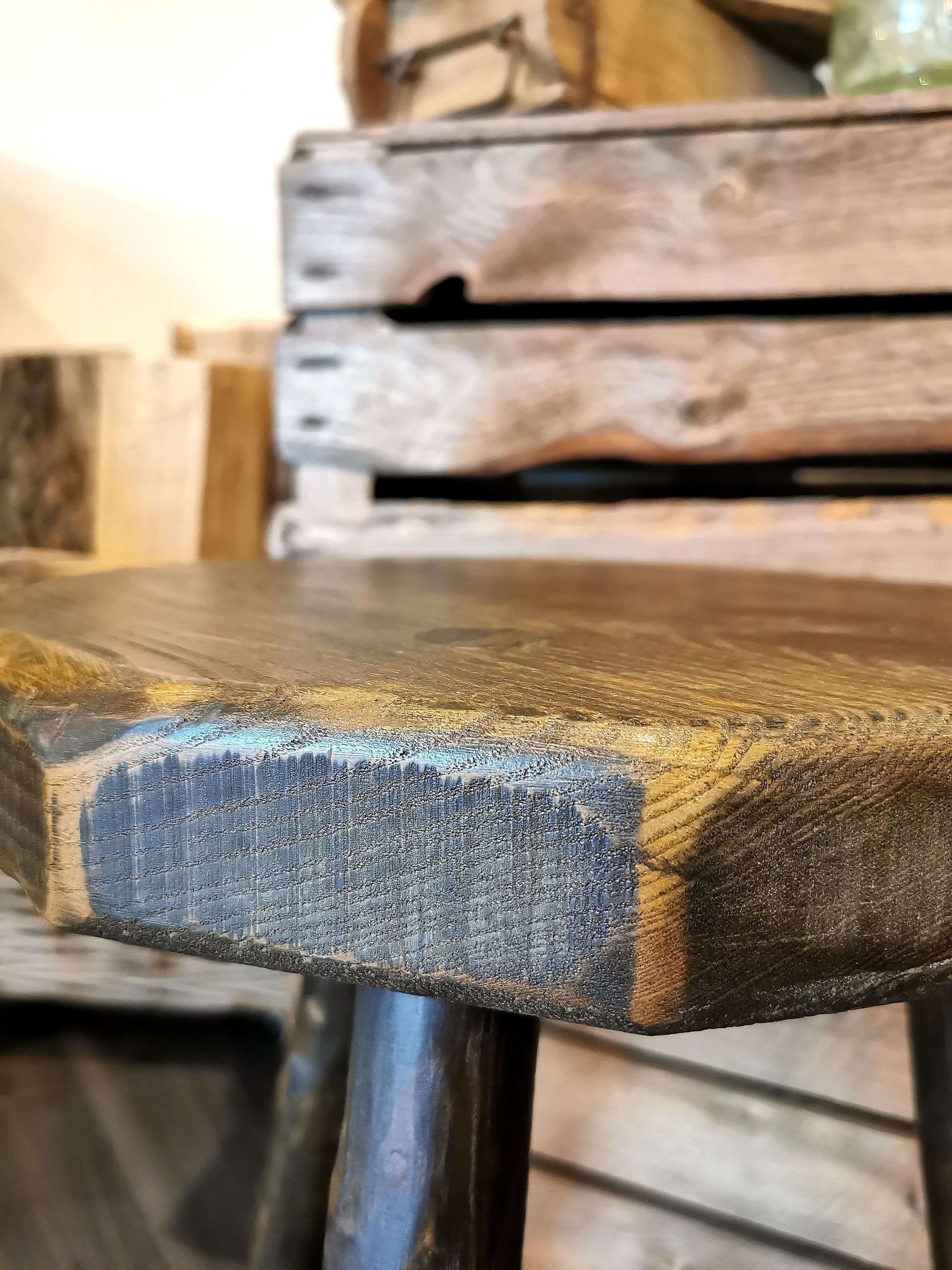 Pair of tripod stools