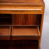 Danish Design Rosewood Secretaire by Erling Torvits for Klim Mobelfabrik, 1960s