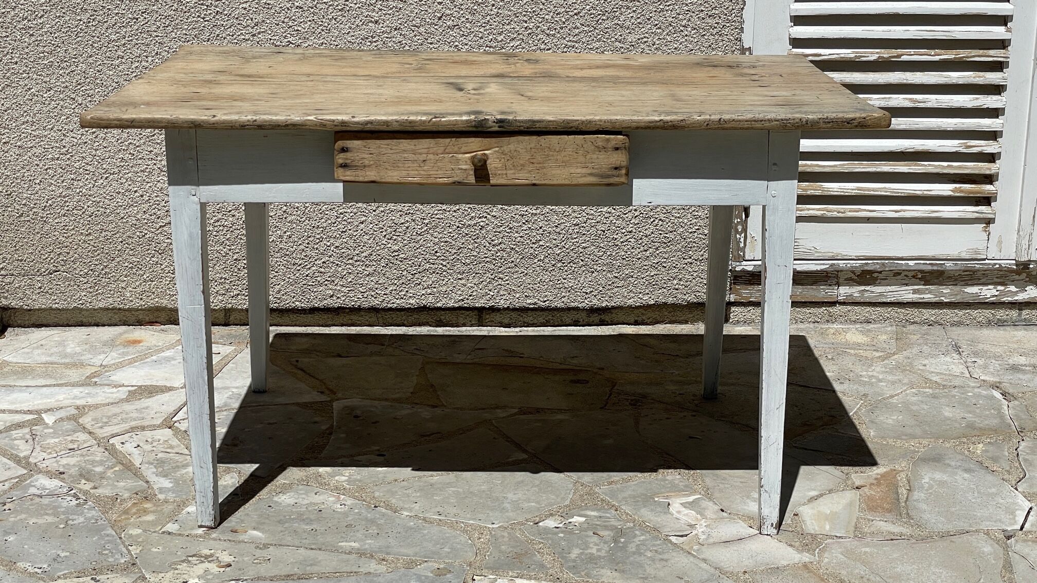 Vintage farm table orme top