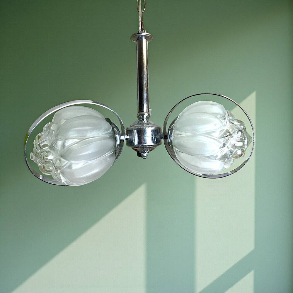 Space Age 3-light Sputnik chandelier