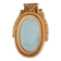 Antique Gilded Wood Mirror a Fronton Louis XVI Style