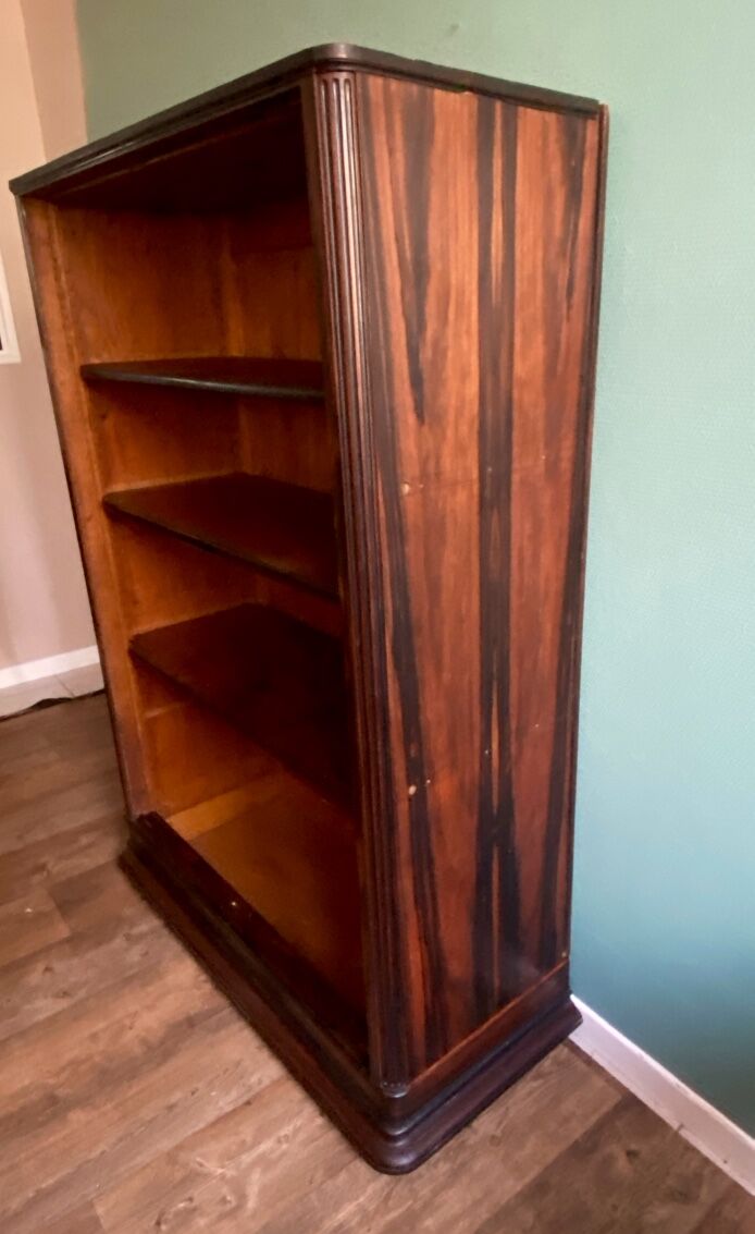 Macassar Ebony Art Deco showcase
