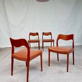 Lot de 4 chaises 1959