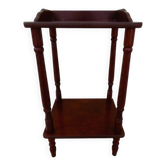 Nightstand or side table with 2 wooden shelves - Very good condition