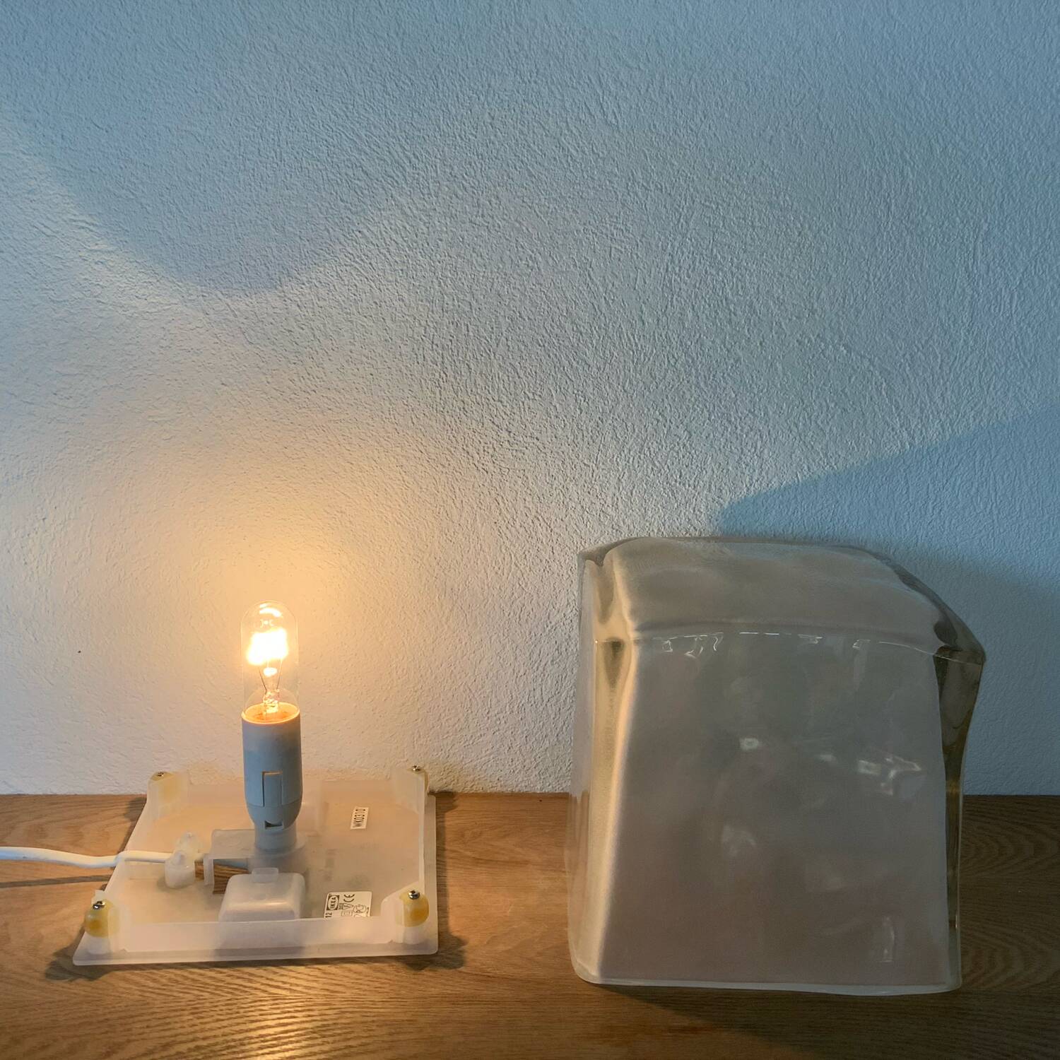 Vintage 90's Ikea Ice Cube Lamp Ivriken